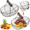 thumbnail image 1 of Cesta Pan Frutas Hierro Duradero para Organizador Aperitivos, 1 of 9