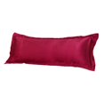 thumbnail image 1 of Toystoory Solid Color Luxury Silk Body Full Red Case Long Pillow 48x120cm Cover Juegos de cama, 1 of 1
