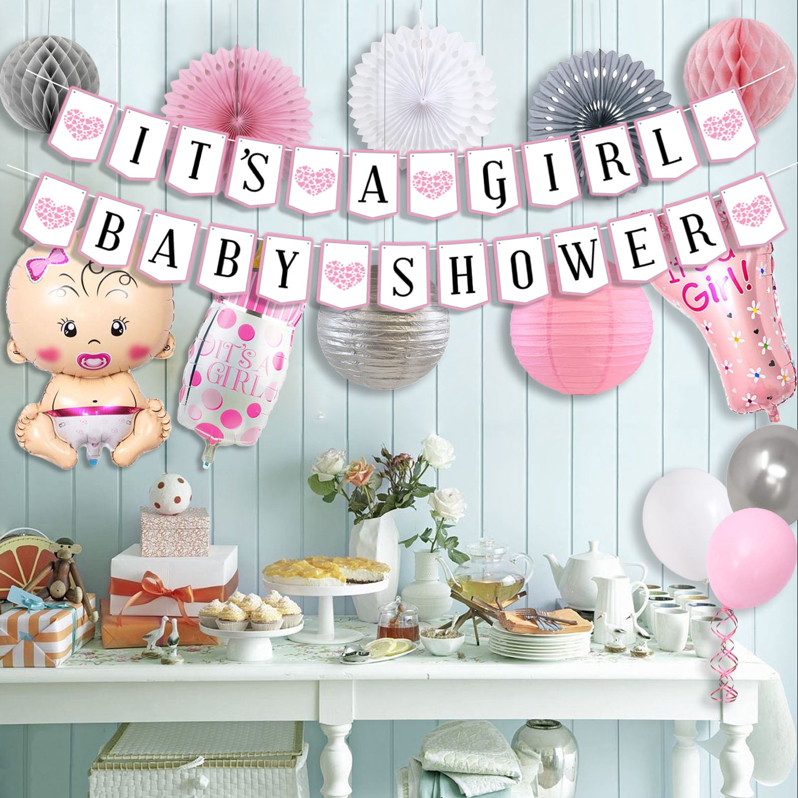 Baby Shower Decorations for Girl kit Baby Girl Kit