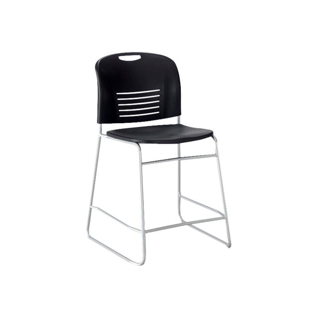 Safco 25" Counter Drafting Chair in Blue and Silver