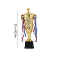 thumbnail image 3 of C Metal Trophy Cup For Sports Championship Award Competition 1Pc, 3 of 7