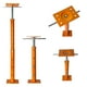thumbnail image 1 of Poste jack ajustable House Jacks NXVIO de 19 a 38 cm, paquete de 2, 1 of 8