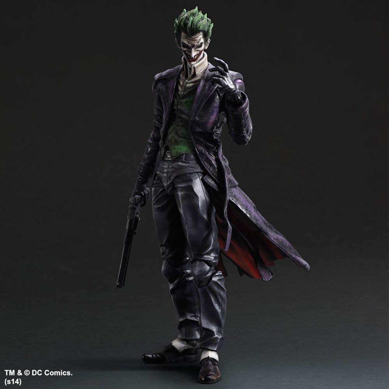Play Arts Kai Batman Arkham Origins No.4 The Joker PVC Action Figure Model Toy 