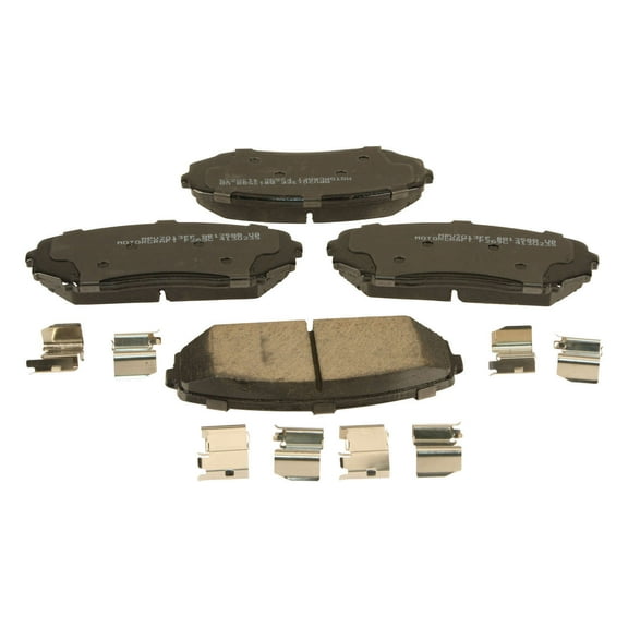 Motorcraft Standard Premium Brake Pad Set, Organic w/ Shims Fits select: 2007-2014 FORD EDGE, 2007-2015 LINCOLN MKX