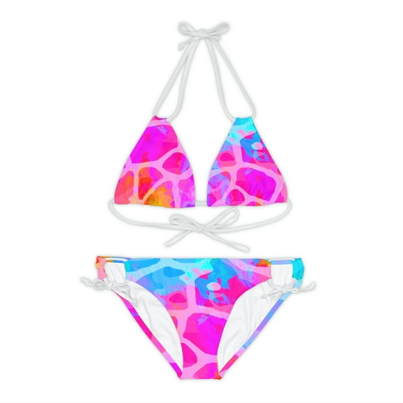 Strappy Bikini Set (AOP)