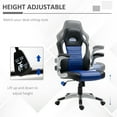 thumbnail image 4 of HOMCOM Chaise de Jeu de Course en Cuir PU Chaise d'Ordinateur avec Accoudoirs Relevables, 4 of 10