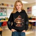 thumbnail image 5 of WAYUTE Girls Sweatshirts Boys Cow Print Cute Hooded Sweatshirt Casual Pullover Soft Jacket for Kids, 5 of 6