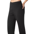 thumbnail image 3 of No nonsense Women's Ponte Straight Leg Leggings Pull-On Pants, Black, Small, 3 of 4