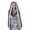 Black, variant on Morris Costumes 36" Long Wig