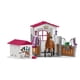 thumbnail image 2 of Playset Schleich Horse Club Stall con caballo y perro, 32 piezas para niños mayores de 5 años, 2 of 6