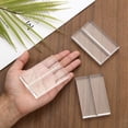 thumbnail image 4 of 12Pcs Clear Place Card Holders Acrylic Display Base Wedding Sign Holders Acrylic Card Display Stand for Wedding Table Numbers Photos Office Menu Meeting 3inch, 4 of 6