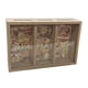 thumbnail image 3 of Alcancía de madera Colección de alcancías Decoración Montaje en pared Aprender a ahorrar dinero Tres cuadrículas, 3 of 9