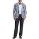 thumbnail image 2 of BLAZERS PARA HOMBRES INSPIRE CHIC Estampado de Animales Solapa con Muesca Ajuste Slim 2XL Estampado de Cebra, 2 of 5