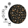 thumbnail image 4 of Easygdp Christmas Cookie Reindeer Wheel Cover,Spare Tire Cover,4-17in Spare Tire Cover Universal Fit for Trailer, Car, Truck, SUV, Jeep-15 inch, 4 of 6