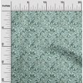 thumbnail image 2 of oneOone Velvet Sky Blue Fabric Abstract Floral Sewing Craft Projects Fabric Prints By Yard 58 Inch Wide, 2 of 4