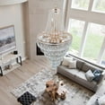 thumbnail image 5 of AFANQI 21 inch gold modern crystal chandelier, 6 tier luxury duplex k9 crystal   chandelier, living room, duplex, 5 of 11