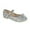 Silver, variant on Link Marina-36K Girl's Glitter Bow Ballerina Party Dressed Flat Mary Janes