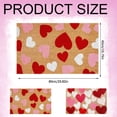 thumbnail image 3 of Valentine's Day Doormat,Welcome Front Door Mat Red Love Heart Welcome Floor Mat Durable Floor Mat Holiday Door Rug Non Slip Rugs for Bathroom Home Entrance, Outside Entry, Yard, Floor, Patio(50*80cm), 3 of 9