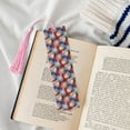 thumbnail image 4 of Kdxio Hawaiian Style Print Metal Tassel Bookmarks,Perfect Gift for Art Lovers and Bookworms Metal Bookmarks for Women, 4 of 8