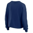 thumbnail image 3 of Women's WEAR by Erin Andrews Navy Detroit Tigers Heavy Rugby Jersey Cropped Long Sleeve T-Shirt & Shorts Lounge Set, 3 of 7