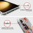 thumbnail image 4 of CoverON Phone Design For Samsung Galaxy S23 FE Case, Clear Flexible Soft Rubber Slim TPU Cover, Peony Flower, 4 of 8
