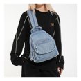 thumbnail image 5 of KKLDOGS Denim Mini Backpack for Women, Small Canvas Purse Casual Backpack,Vintage Aesthetic Lightweight Preppy Daily Bookbag, 5 of 8