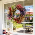 thumbnail image 4 of Dvkptbk plastic wreath Simulated Rice Ear Circles Courtyard Home Decoration Spring Decoration Independence Day Flower Wreath, 4 of 6