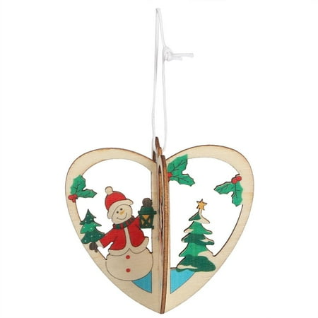 Quilled 3d Christmas Ornaments Mgaxyff Hanging Decor, Christmas Decoration,Innovative Xmas DIY Tree Hanging Decor 3D Christmas Ornament Decoration ()