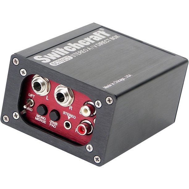 Switchcraft Stereo A/V Direct Box with Custom Transformer