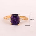 thumbnail image 3 of 2.06 Ctw Forme Octogone Améthyste 925 Argent Sterling Solitaire Bague Femmes Bijoux, 3 of 4