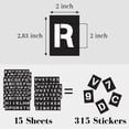 thumbnail image 4 of Plantillas adhesivas Stickery Stencils de 2 pulgadas, 315 piezas, 4 of 9