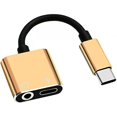 thumbnail image 1 of wonima11 2-in-1 Adapter Suitable for Type-c to 3.5mm Auxiliary Jack Audio Cable Earphone Charging Adapter Supports Simultaneous Charging and Audio Output, 1 of 1