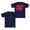 Navy, variant on Olivia Dean Merch T-shirt fashion men's and women's Olivia Dean printed round neck pure cotton short sleeved top