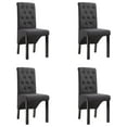 thumbnail image 5 of vidaXL Dining Chairs Side Chair with Solid Wood Legs for Home Kitchen Fabric, 5 of 103