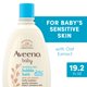 thumbnail image 2 of Baño de burbujas Aveeno Baby Sensitive Skin con extracto de avena 570 ml, 2 of 9