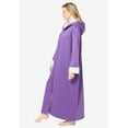 thumbnail image 3 of Dreams & Co. Plus Size Sherpa-Lined Long Hooded Robe, 3 of 6