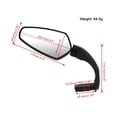 thumbnail image 1 of ziyahi Bicycle Mirror 360° Rotatable Handlebar Mirror Bicycle Rear View Mirror Wide Angle Lens for 16-22 mm Handlebars, 1 of 8