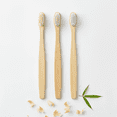 thumbnail image 4 of Bamboo Toothbrush – 10 Pack, Biodegradable Handle, Soft Bristles, 4 of 5