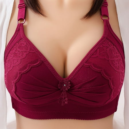 Patlollav Woman Plus Size Clearance Bras Comfortable Breathable Bra Lingerie