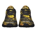thumbnail image 5 of Bee Kind Hippie Mandala Shoes Sneakers for Women Men Black Size 4, 5 of 7