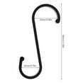 thumbnail image 4 of 12Pcs S Hooks Metal S Shape Hooks Heavy Duty 304 Stainless Steel Flat Hooks S Shape Hangers For Hanging Plants Pots Pans Closet, 4 of 7