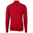 thumbnail image 3 of Men's Cutter & Buck  Red Philadelphia Phillies Virtue Eco Pique Recycled Quarter-Zip Pullover Top, 3 of 3