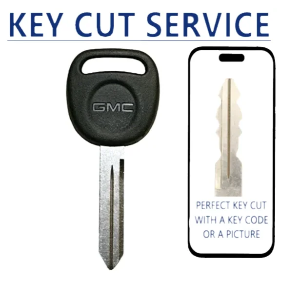 KEY CUT   CHEVROLET GM B102 Mechanical Plastic Head Key B102P (NO CHIP)