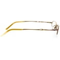 thumbnail image 3 of Optical Eyewear - Oval Shape, Titanium Full Rim Frame - Prescription Eyeglasses RX, Sunset Fade, 3 of 4