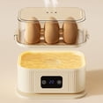 thumbnail image 6 of Egg Cooker, Durable Rapid Egg Cooker Electric 6-Egg Capacity, Auto Shut Off Multi Function Kitchen Appliance Cooker Steamer, for Home Kitchen Breakfast & Vegetable Steamer, 1Pc(Green,7.4x5x5.9"), 6 of 9