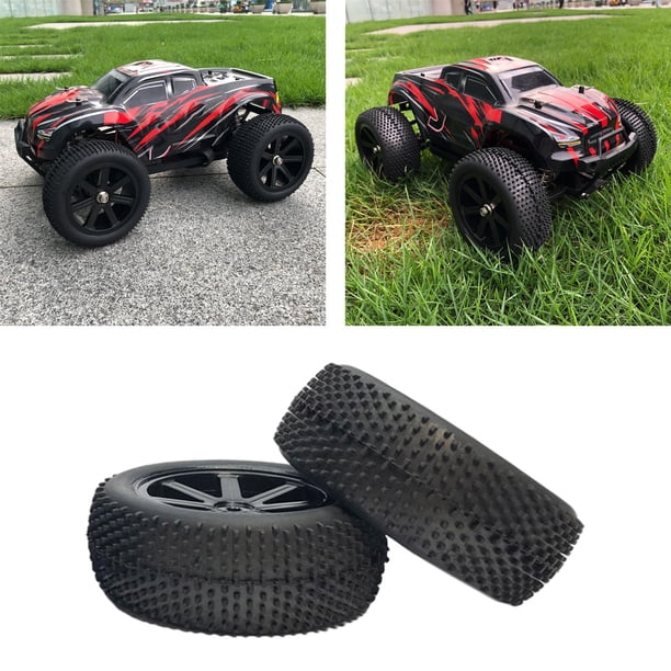2 reemplazos de neumáticos de goma para coche de telemando para 1621 1625 1631, accesorios DIY para coche de Hobby Trasero Macarena ruedas de oruga rc