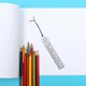 thumbnail image 2 of Drawing Stencil Ruler for Painting Silver Metal Bookmark Stencil Ruler Multifunctional, 2 of 5