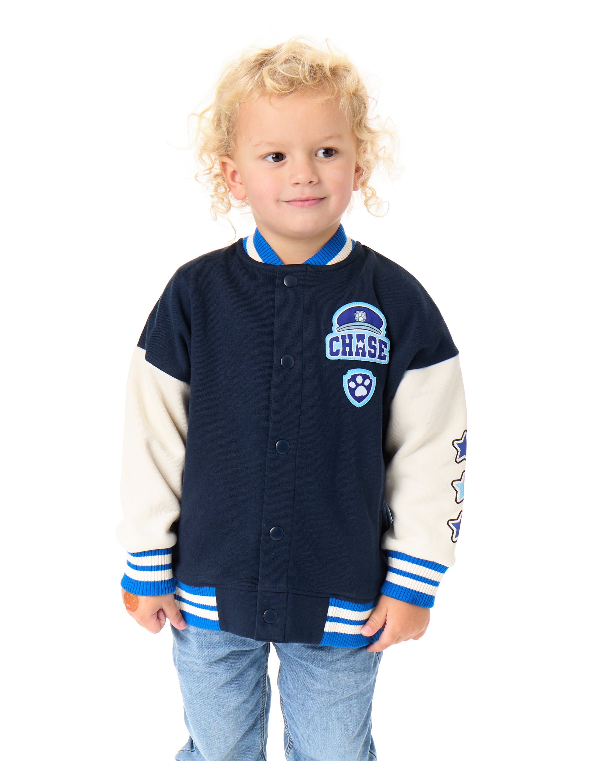 Paw Patrol Boys Blue Chase Varsity Jacket (4-5 Years)
