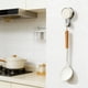 thumbnail image 4 of Ganchos De Ventosa De Plástico 1Pcs Suction Cup Hooks Vacuum Strong Non Marking Plastic Storage Without Punching for Household Bathroom Kitchen Door 3.98x2.28x1.34" JASKFLY, 4 of 8