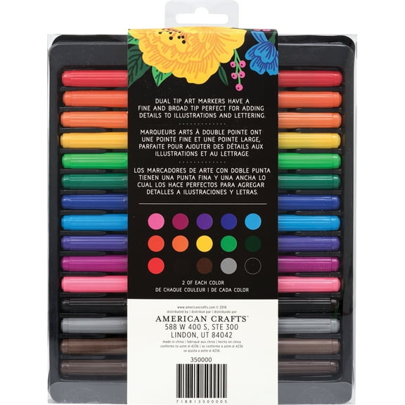 AMC Art Markers Fine & Broad Dual Tip